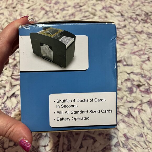 Casino 4 Deck Automatic Card Shuffler Like NEW with Batteries in Box - Picture 7 of 9